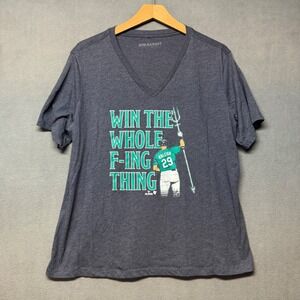 BreakingT Cal Raleigh Seattle Mariners Win Whole F-Ing Thing Tee XL? Blue Gray